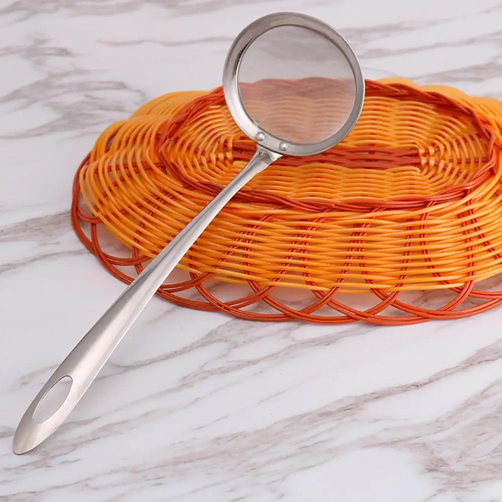 

1pc High Quality Stainless Steel Fine Mesh Colander Sifter Sieve Kitchen Vegetable Strainer Oil Sieve Cooking Tools Hot Sale
