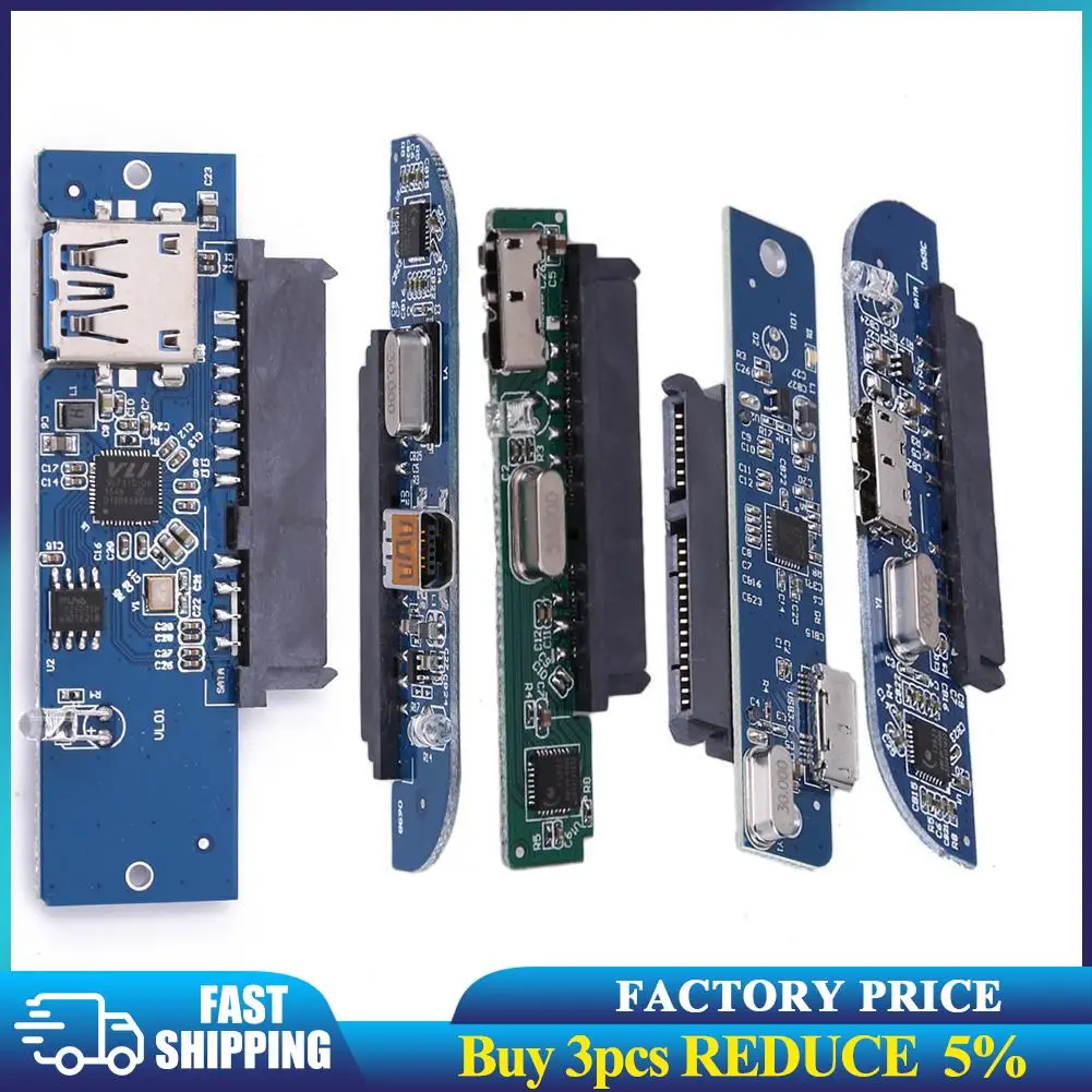 

New USB 3.0 To 2.5in SATA 7+15Pin Hard Drive Adapter For SATA 3.0 SSD&HDD