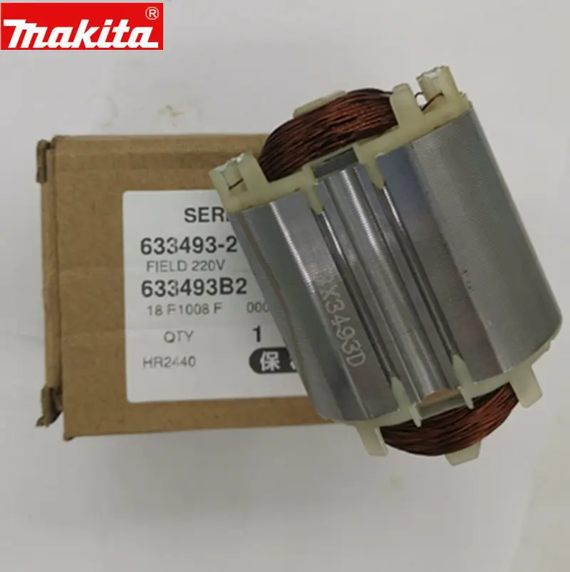 Полевой статор MAKITA 633488-5 633493-2 220-240 В для HR2450A HR2450T HR2440 HR2440F HR2450 HR2450FT HR2450F HR2432 HR2020 |