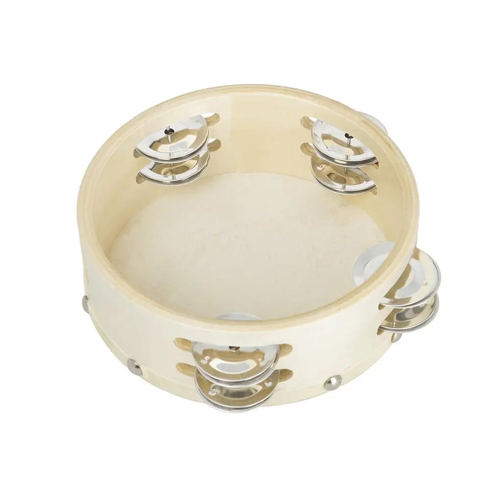 6 дюймов двойной бубен круглый ручной барабан детские головоломки игрушечный