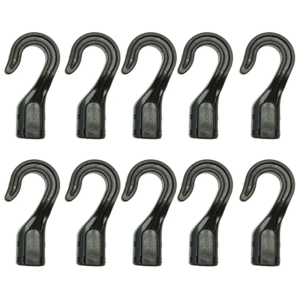 10PRope крюк застежка байдарка мотоциклетная Веревка Зажим для кемпинга банджи