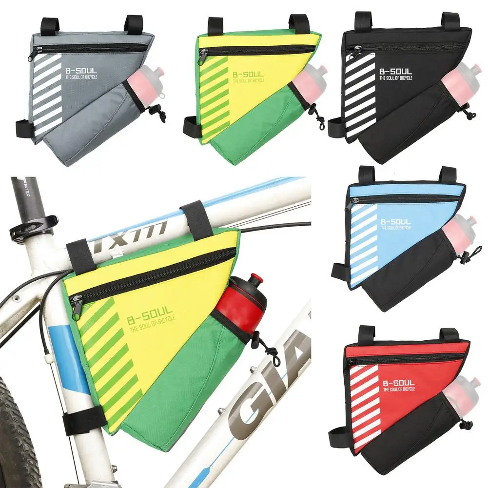 

Waterproof Bike Triangle Bag For Bicycle Front Frame Bale Cycling Top Tube Parcel Water Bottle Pocket Bicycle Accessories