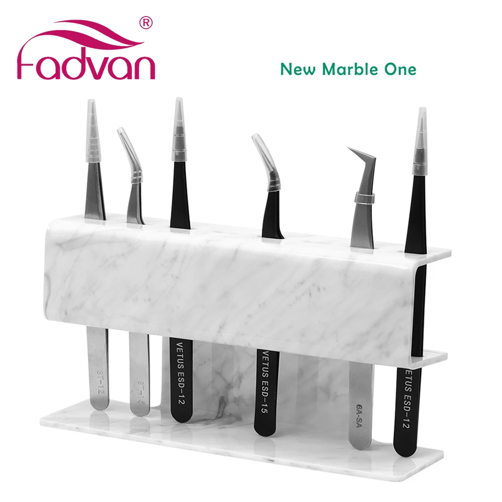 Акриловый Пинцет Fadvan удобный и прочный черный белый пинцет с 8 отверстиями для