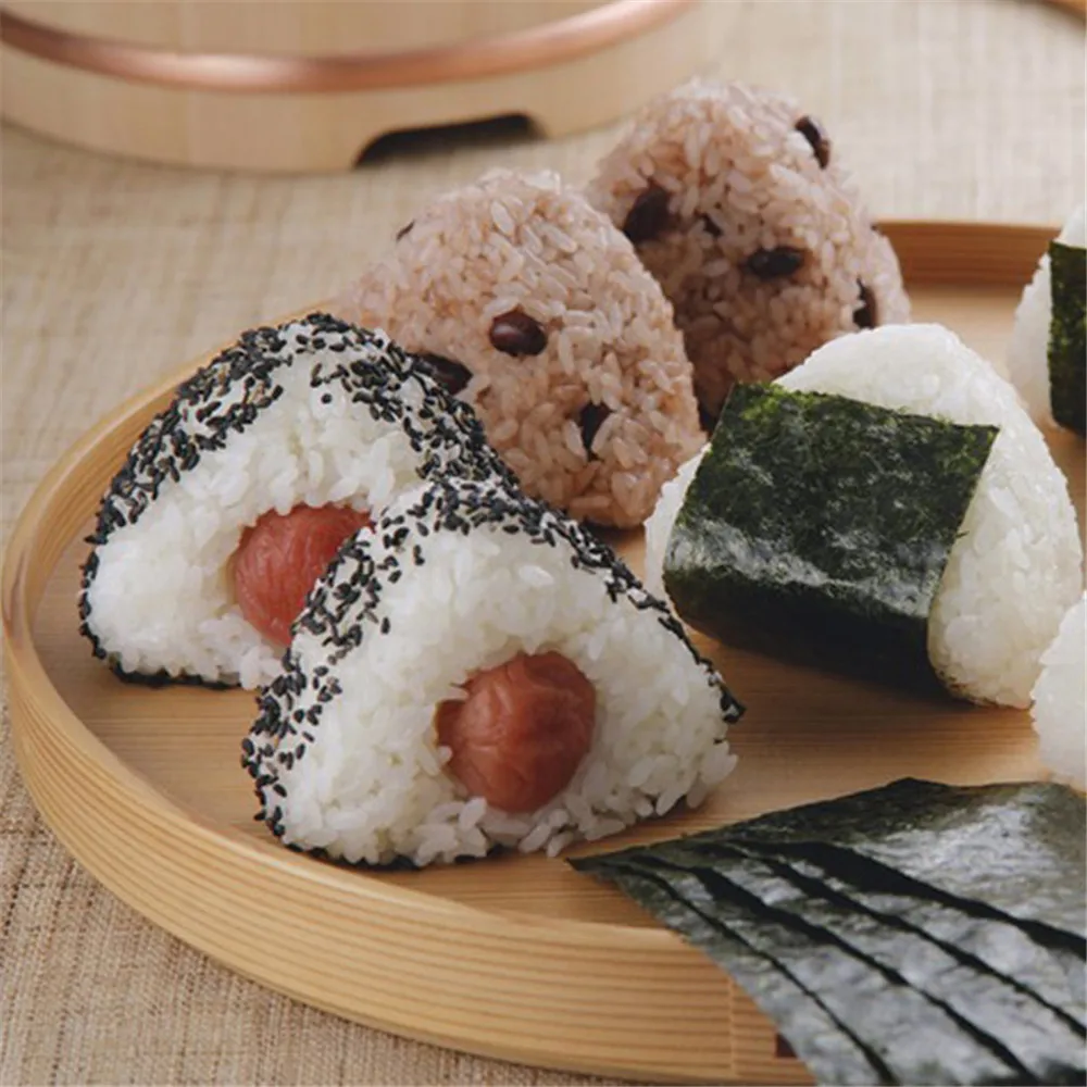

DIY Sushi Mold Onigiri Rice Ball Food Press Triangular Sushi Maker Mold Sushi Kit Japanese Kitchen Tool Bento Accessories