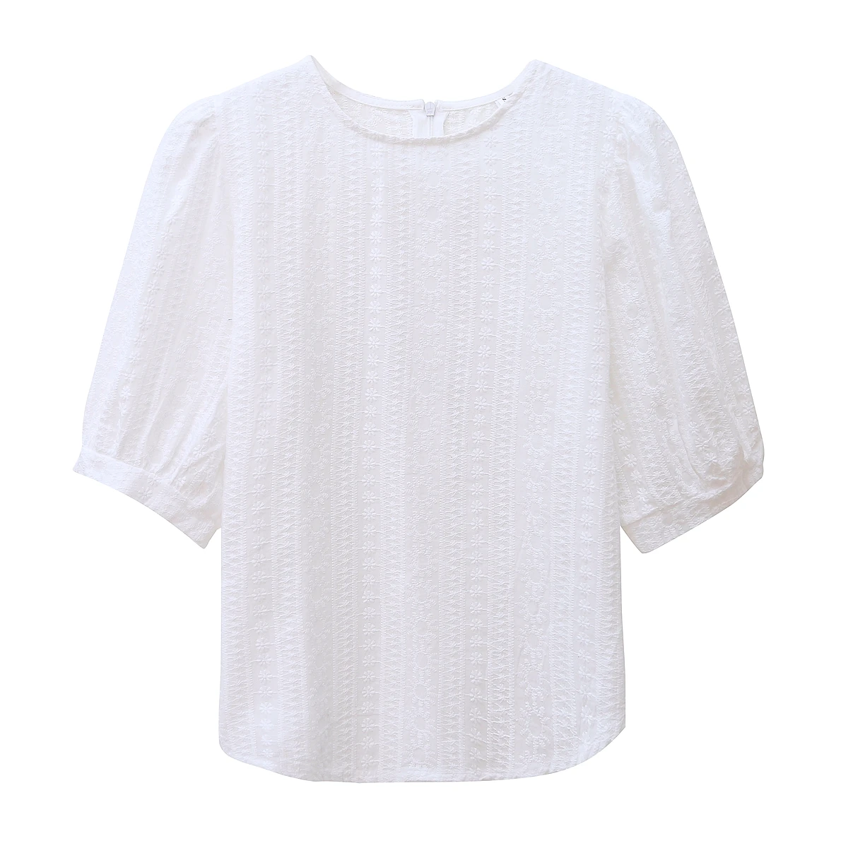 

Vintage lace Tops New 2021 Summer Short Sleeve Hollow Out Women Blouse Shirt Elegant Slim White Shirt