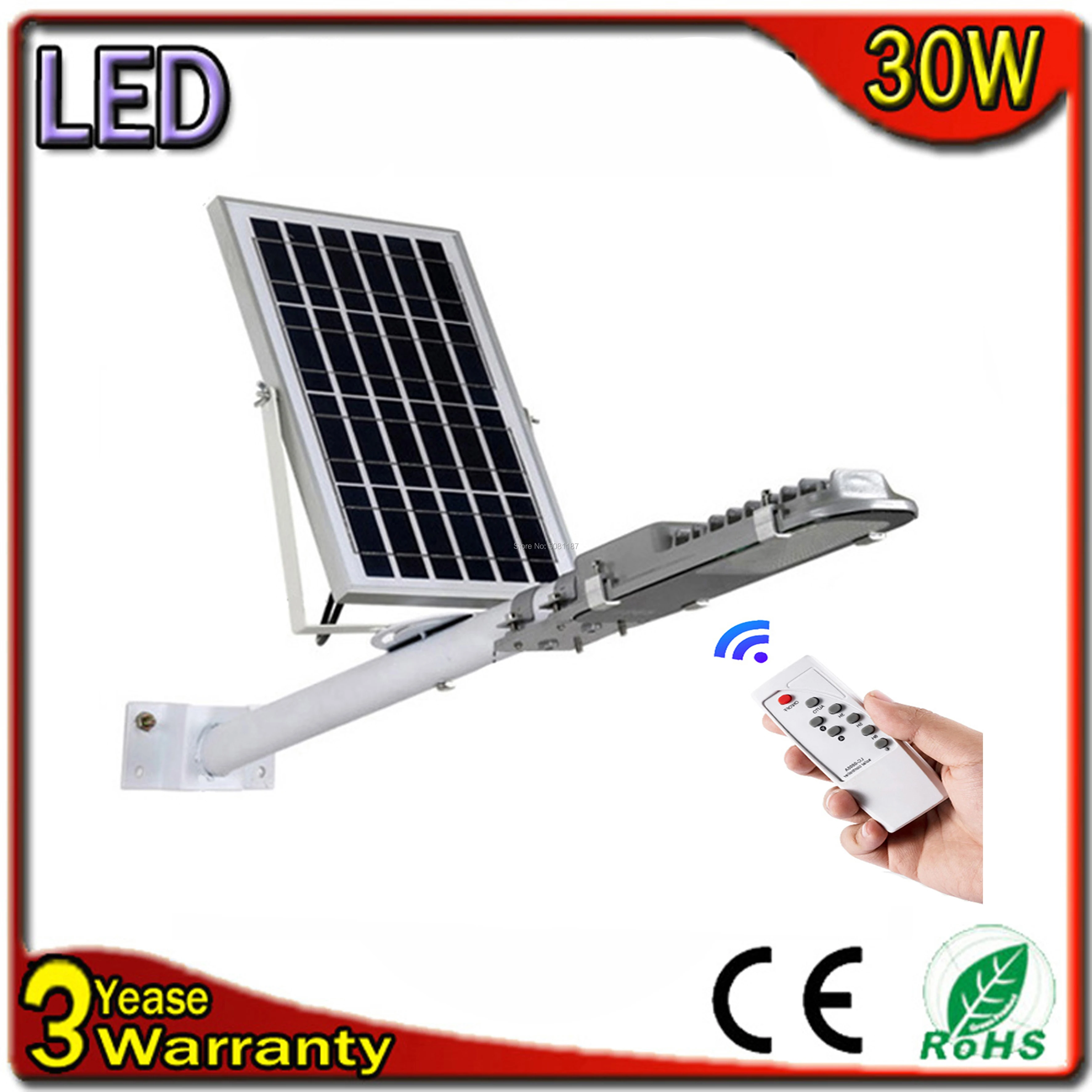 Светодиодный уличный фонарь на солнечной батарее настенная лампа с