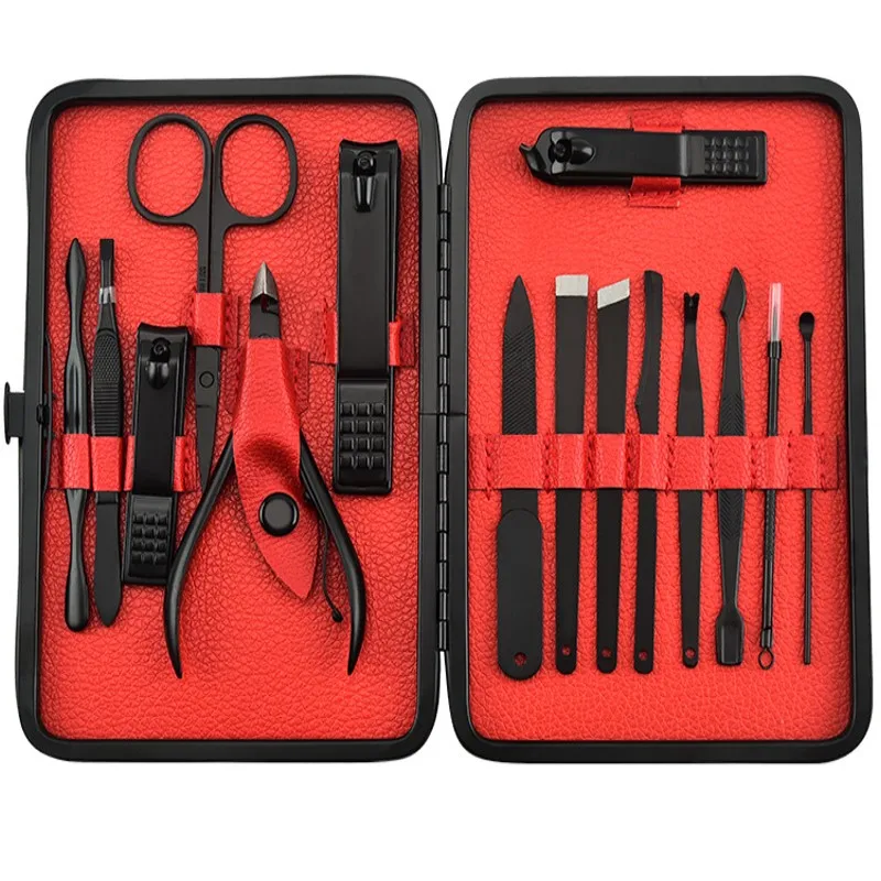 

Manicure Set Nail Clipper Stainless Steel Nail Cutter Professional Scissors Set Portable Kit Set For Nails Makeup Grooming Tool