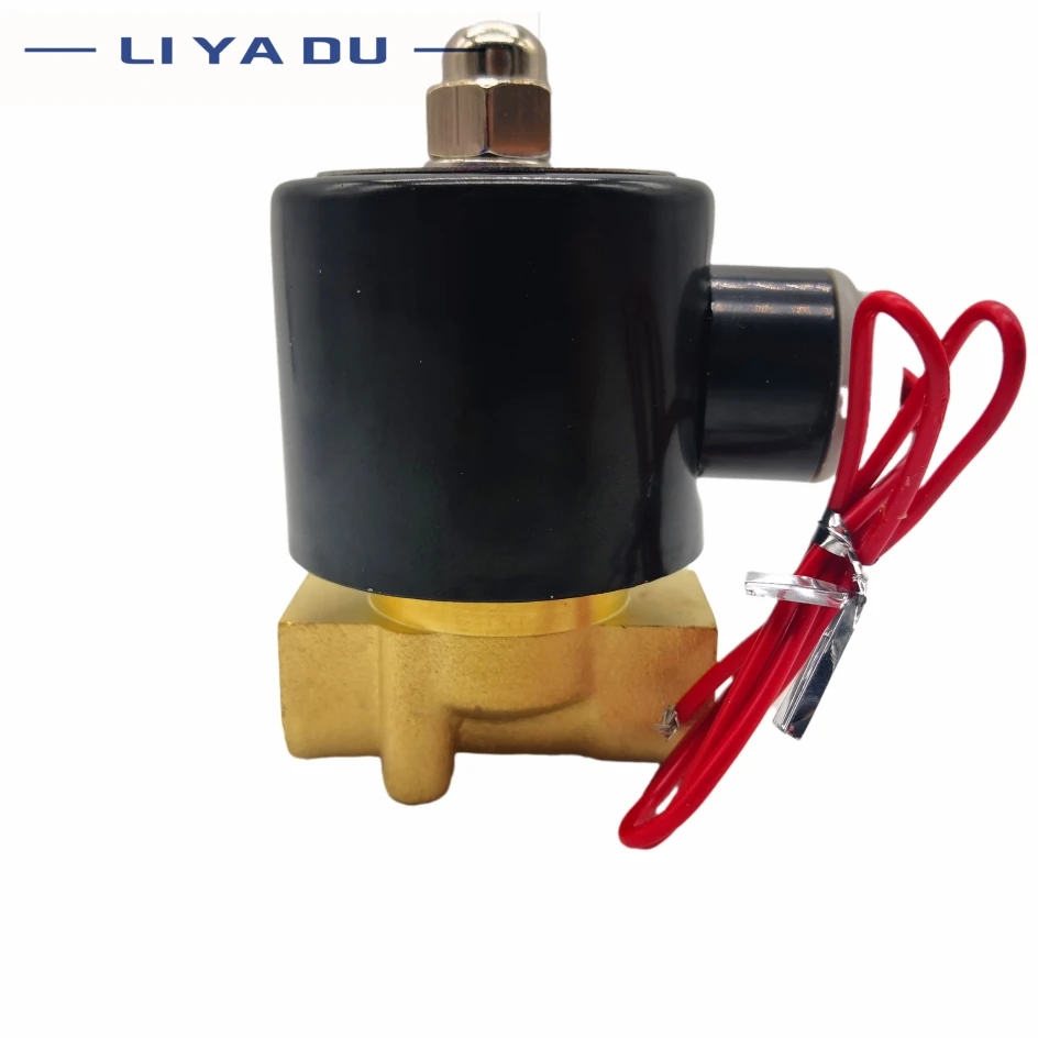 

DN6DN8 DN10 DN15 DN20 DN25 Normally open 1/4" 3/8" 1/2" 3/4" 1" Solenoid Valve 12V 220V Pneumatic Valve for Water Oil helium gas