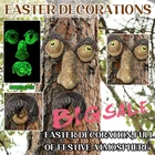 Украшение для лица с изображением корой и призрака, креативный реквизит для улицы на Хэллоуин, Пасху, садовое украшение