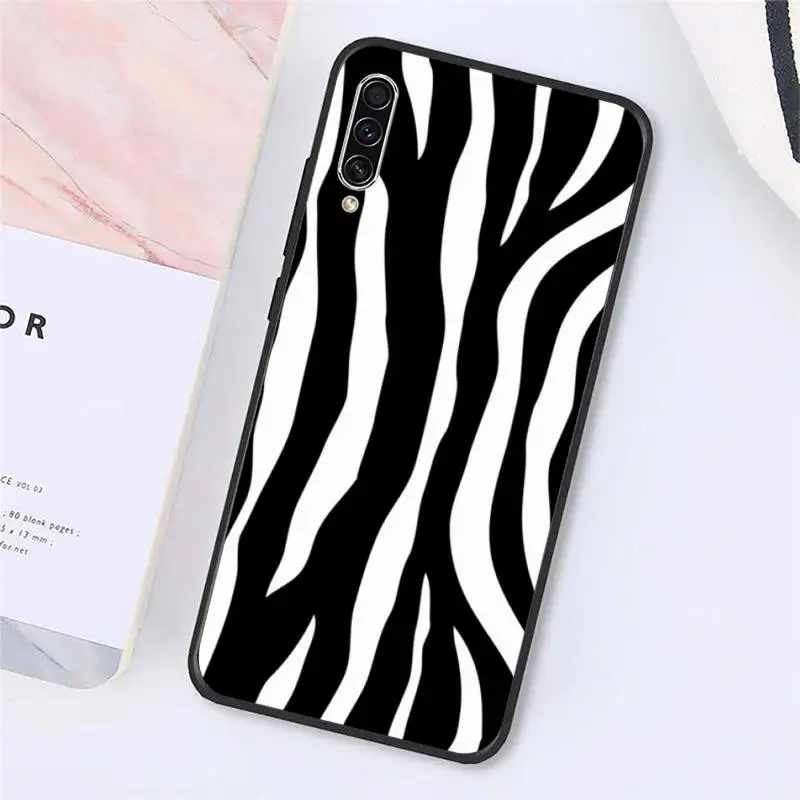 

Zebra pattern stripes Phone Case For Samsung galaxy A S note 10 7 8 9 20 30 31 40 50 51 70 71 21 s ultra plus