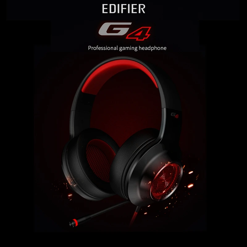 Игровая гарнитура EDIFIER G4 виртуальные звуковые каналы 7 1 с вибрационным эффектом