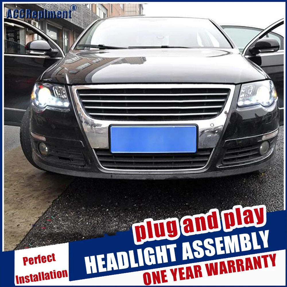 Автомобильный Стайлинг светодиодный ная фара для VW Passat ные фары 2006-2011