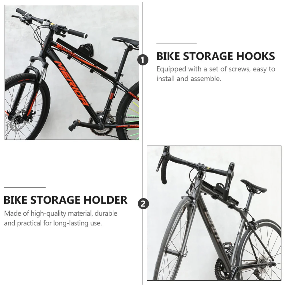 

1 Set Bike Hanger Wall Mount Hanging Rack Bike Display Rack Storage Holder