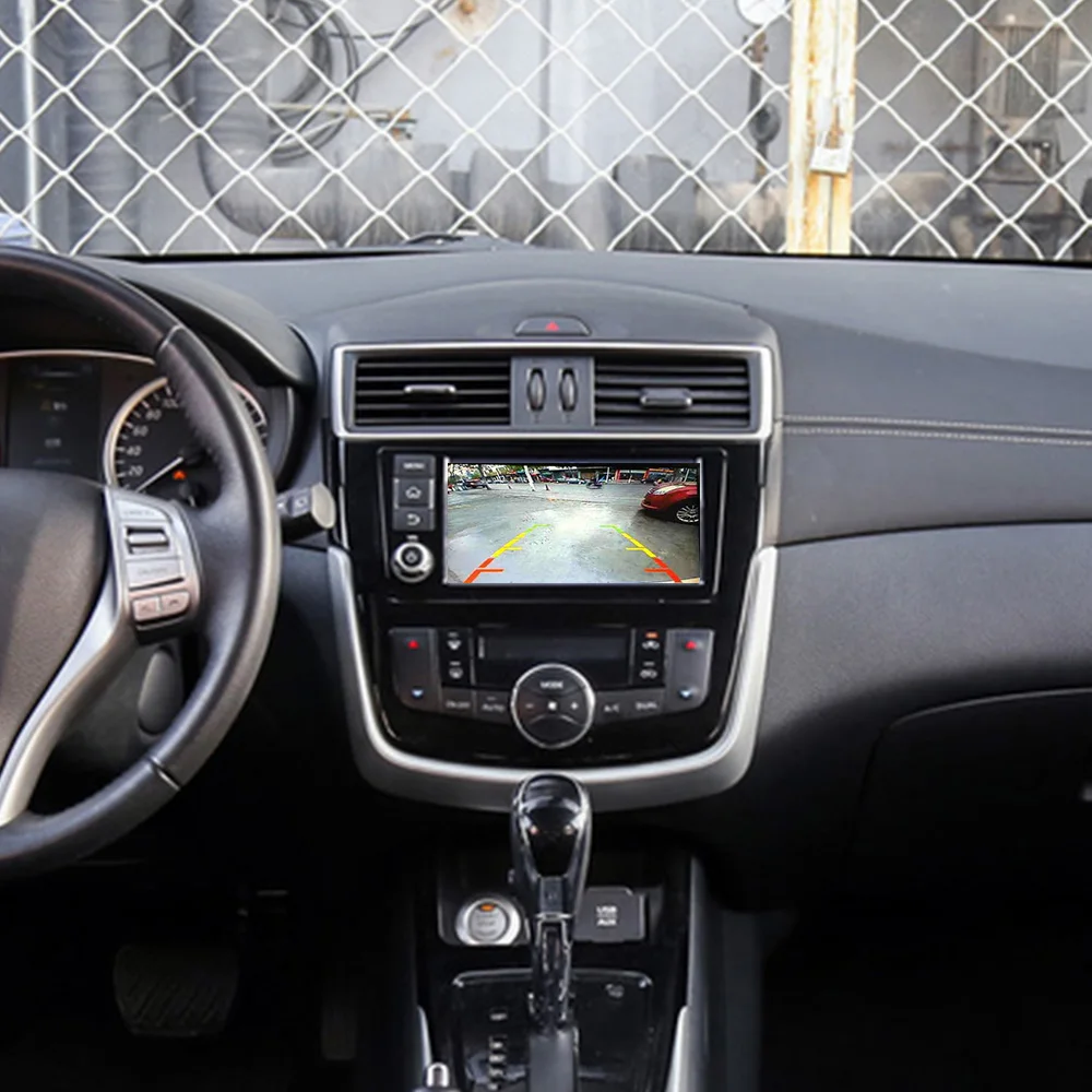 Автомобильный адаптер для камеры заднего вида с RCA кабелем Nissan X-Trail Qashqai Rogue Sport 2013 ~