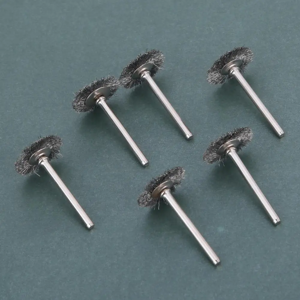 10 шт. 22 мм Платиновое лезвие Проволочная круглая щетка из нержавеющей стали