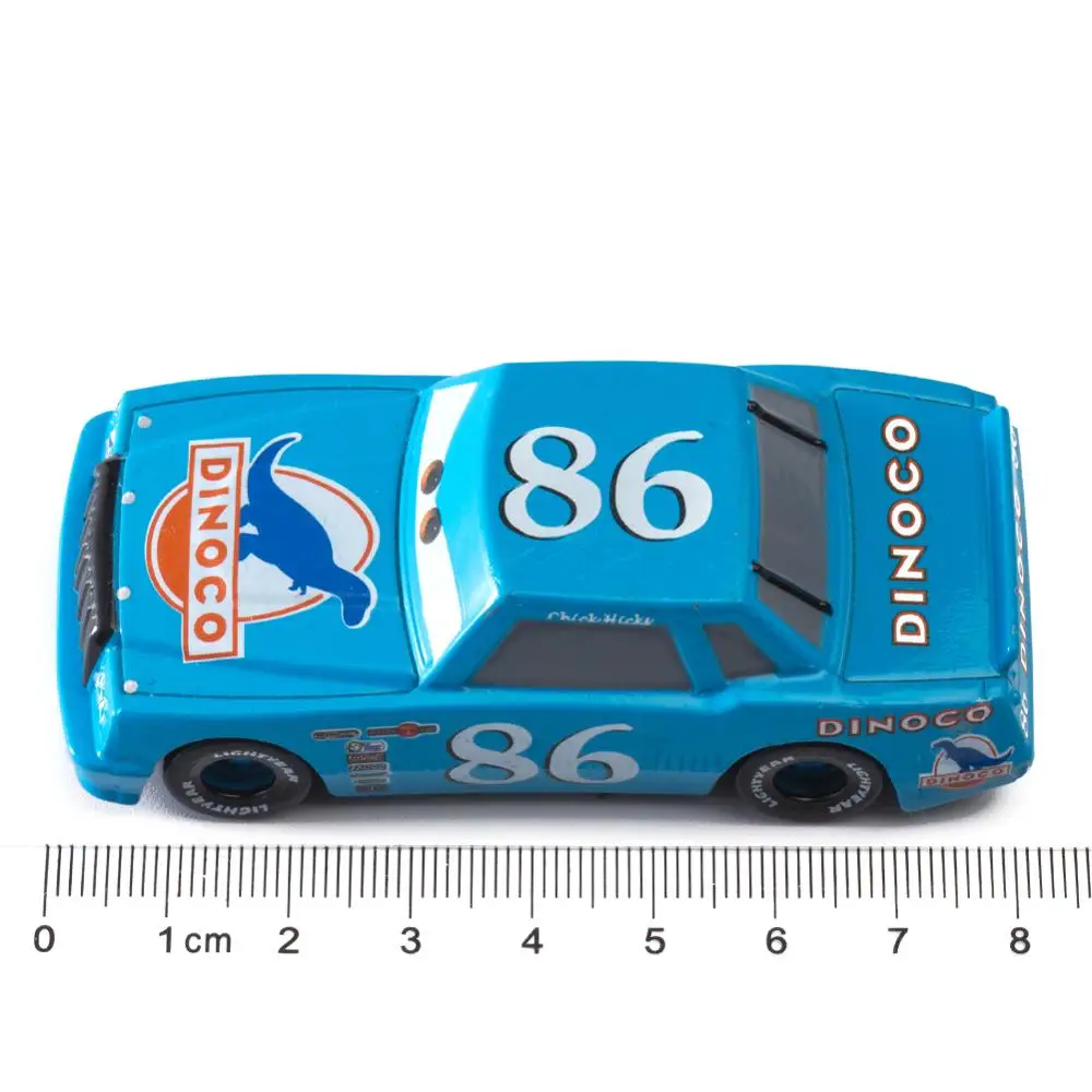 

Disney Pixar Cars 3 New Blue Lightning McQueen Jackson Storm Mater 1:55 Diecast Metal Alloy Model Car Toy Children Gift Boys