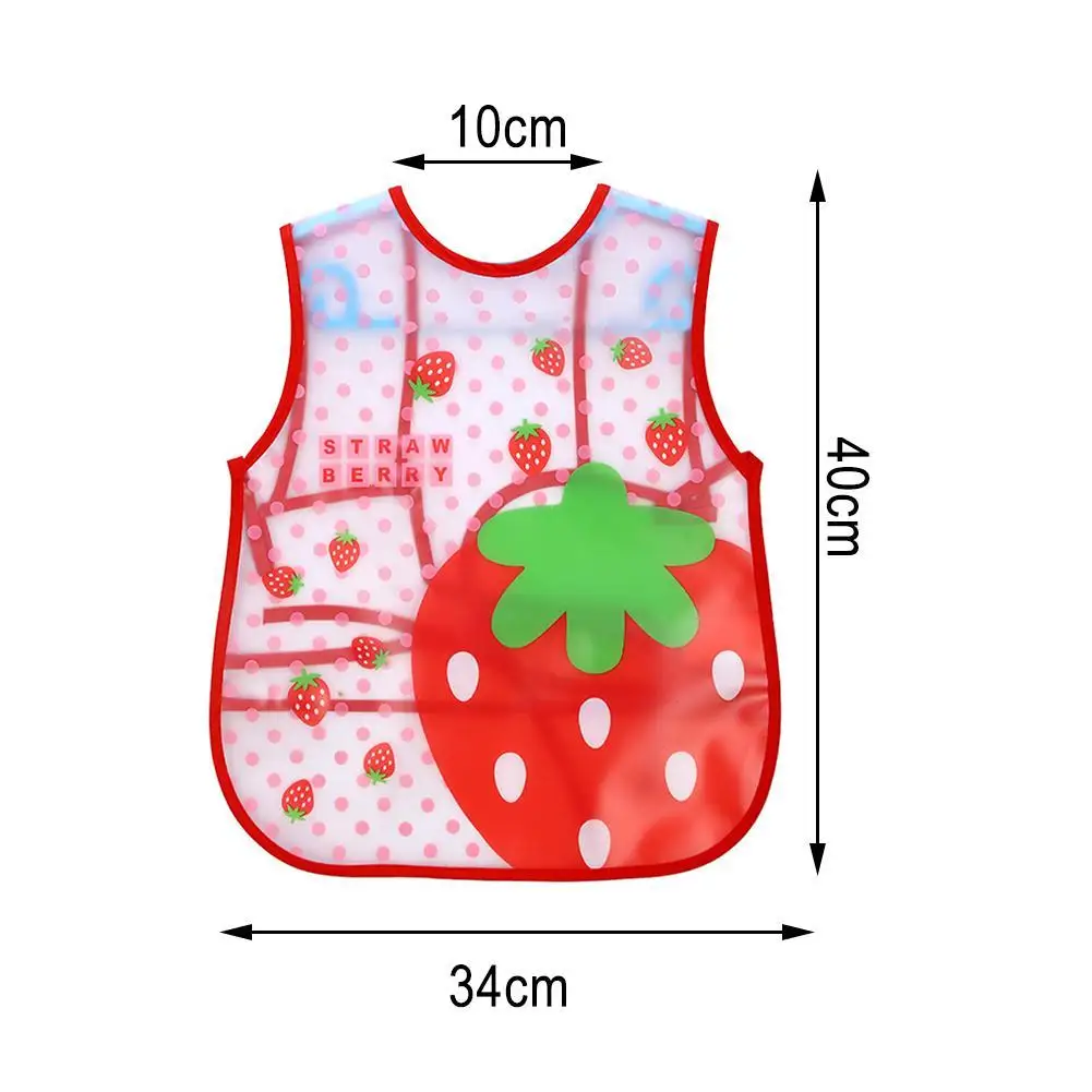 

Children's EVA Vest-style Rice Pockets Baby Gowns Bibs Three-dimensional Disposable Meal Pockets For Babies