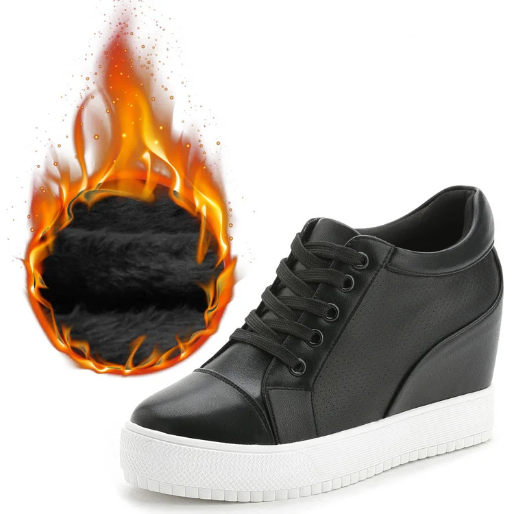 Женские кроссовки на танкетке повседневные со скрытым каблуком для осени YYJ150 2020