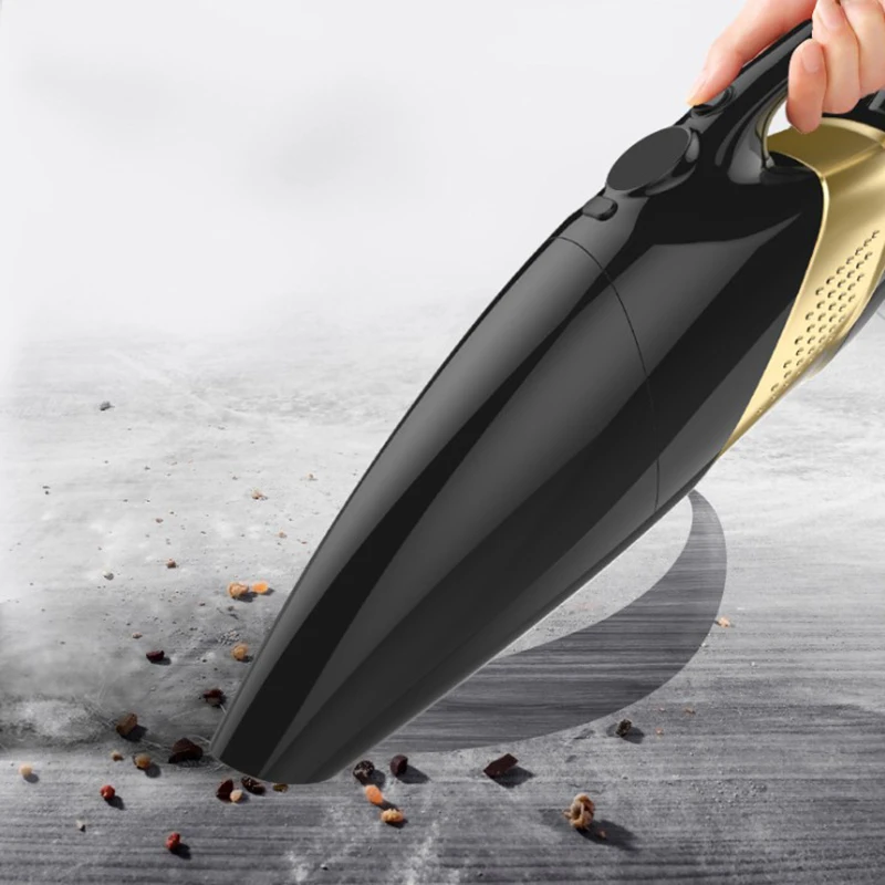 Автомобильный мощный пылесос 80 Вт портативный автомобильный с зарядкой