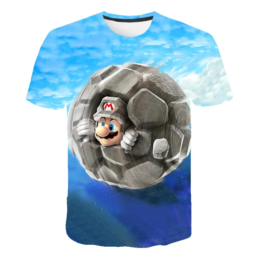 

The New Summer Anime Men and Women Summer T-shirt Fashion Trend Round Neck T-shirt 3D Anime Element Top T-shirt