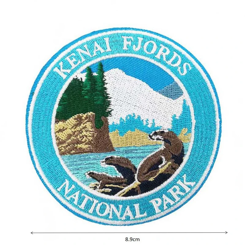 Нашивка с вышивкой на заказ аппликация в виде фруктов вашим логотипом Заводская