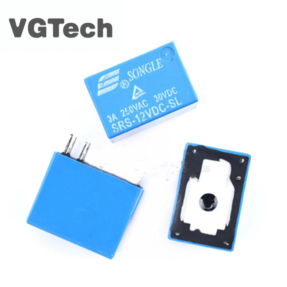 

10 шт., Φ 05 12 24 V реле 16A 250V 6pin, группа новых и оригинальных нормально открытых элементов