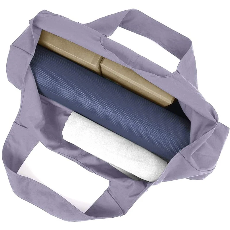 Yoga Bag Multi-Functional Large Gym Bag Yoga Mat Tote Sling Carrier with Side Pocket Carrier Fits Most Size Mats Light & Durable