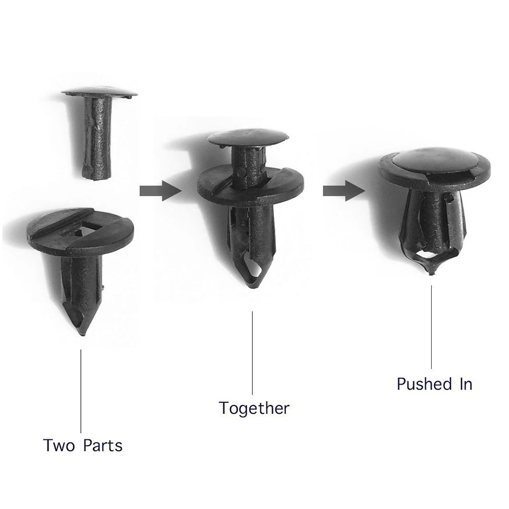50 шт. багажник бампер мебель двери интерьер резьбовой гвоздь нейлоновый корпус