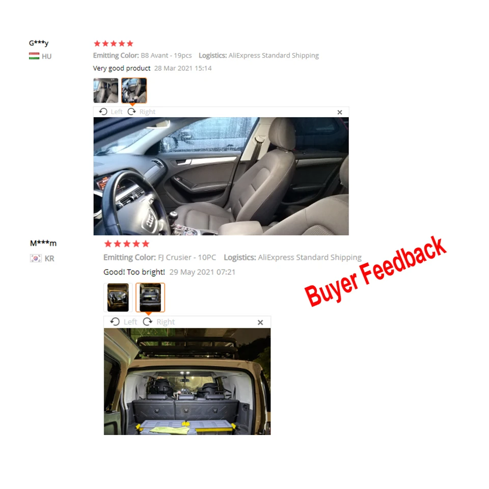 Комплект светодиодных ламп для внутреннего освещения Honda preluda 1988-2001 купольная