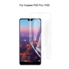 Для Huawei P20 Pro  P20 защита для камеры и защита экрана HD Гидрогелевая пленка мягкое 3D полное покрытие изогнутая защита