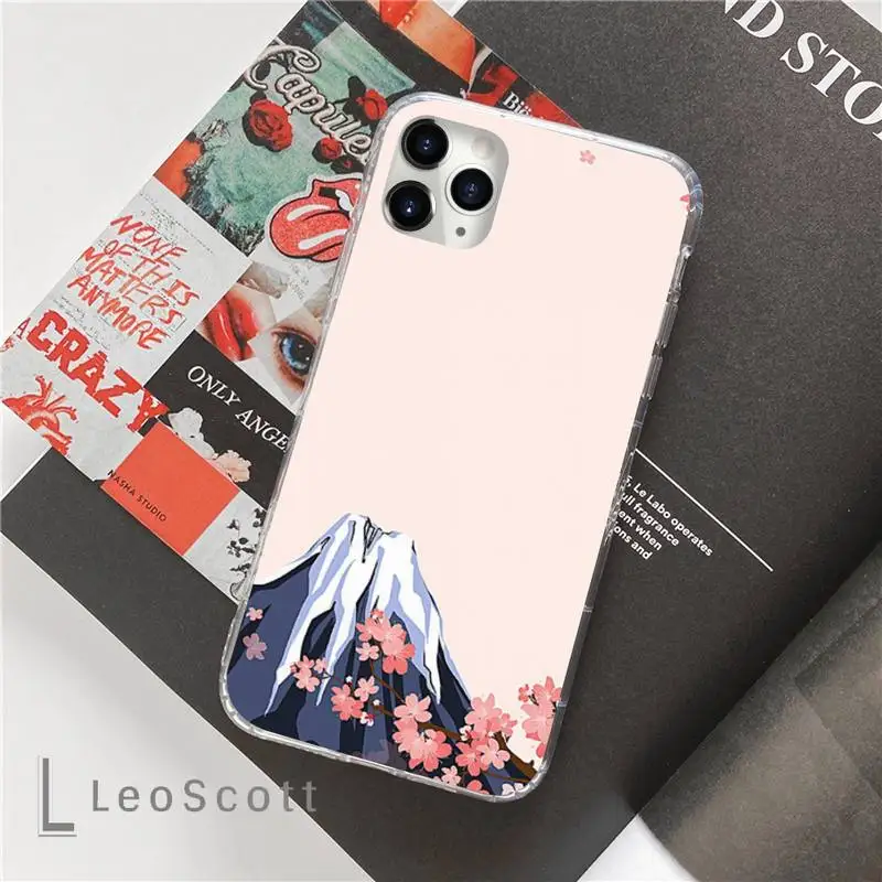 

Ocean Waves Japanese Phone Case For iphone 12 5 5s 5c se 6 6s 7 8 plus x xs xr 11 pro max