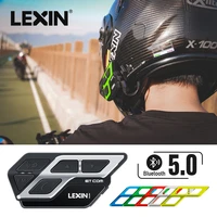1pc lexin et com 1200m 2 riders motorcycle bt helmet intercom moto interphone headsets intercomunicador bluetooth para motorbike