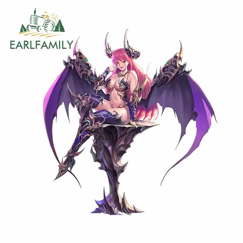 

EARLFAMILY 13cm x 12.2cm for Sexy Dragon Lady Car Stickers and Decals Trunk Laptop Motorcycle Surfboard Scratch-Proof Graphics