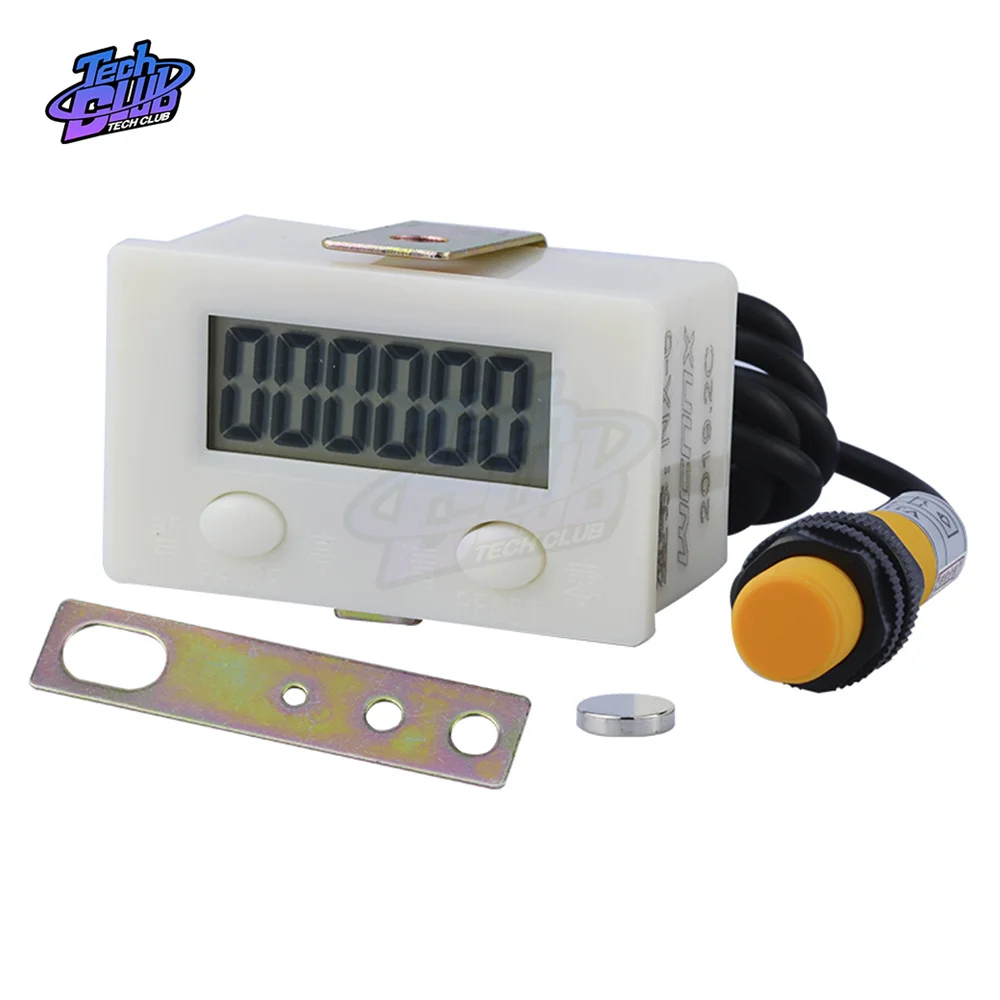 

Electronic Digital Display Counter Proximity Magnetic Sensor Switch Punch Counter Automatic Induction Counter Meter Tools
