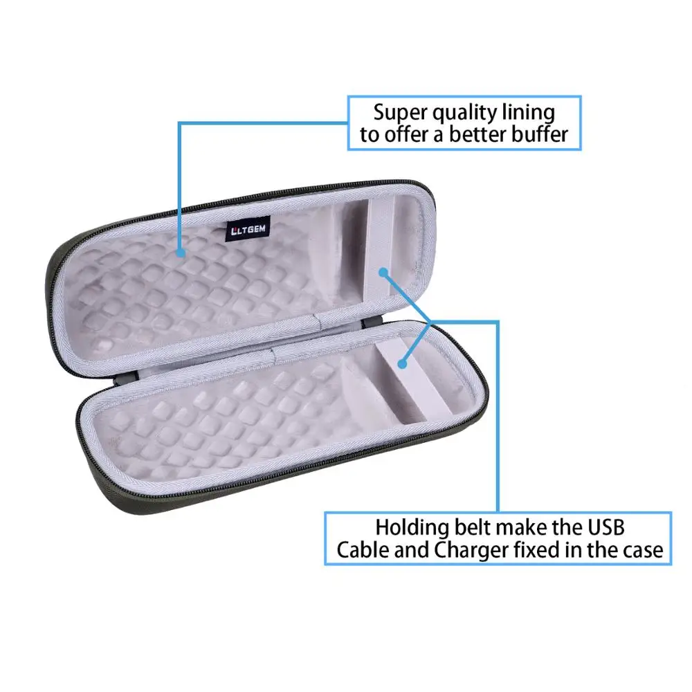 

LTGEM Shockproof EVA Hard Case for JBL Flip 5 Speaker