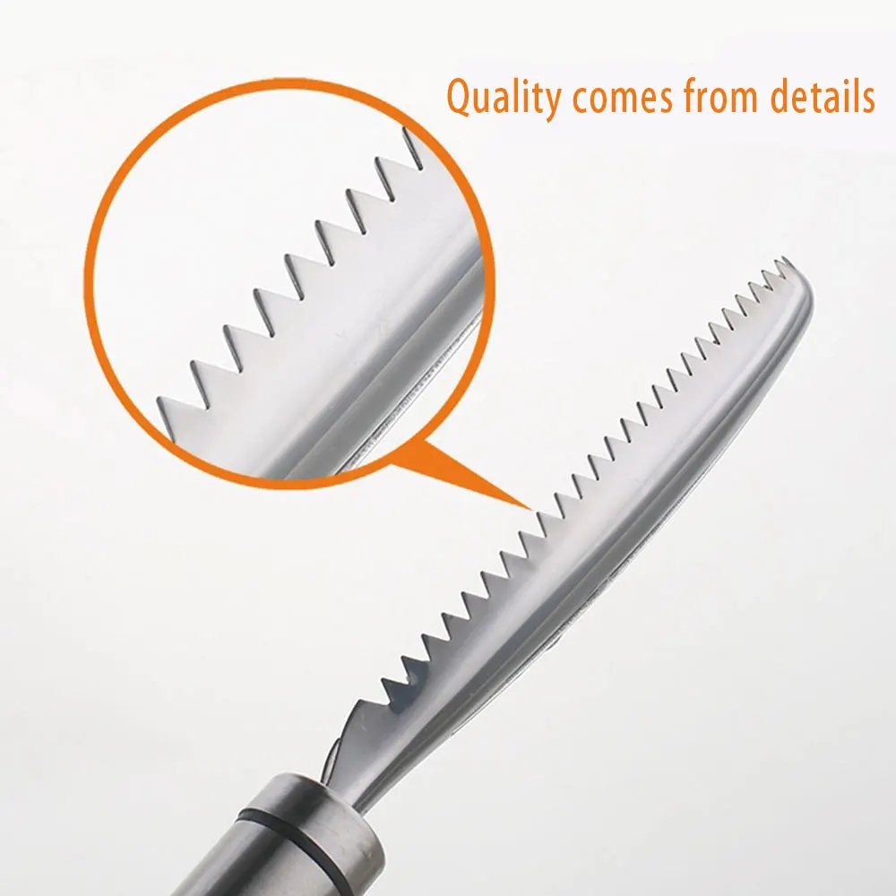 1 шт. скребок из нержавеющей стали для рыбной чешуи строгальный крючок двойной