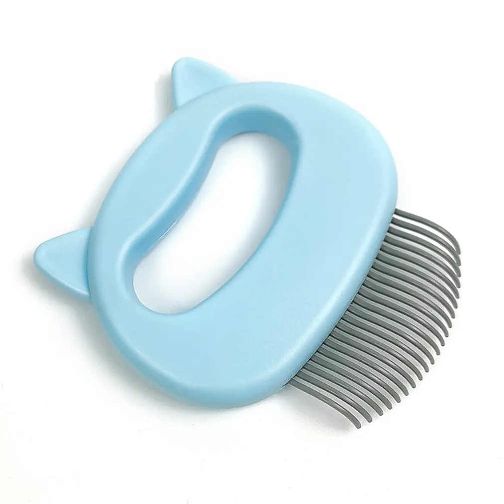 Pet cat shell comb long and short hair artifact open knot to remove floating ear type cleaning tool | Дом и сад