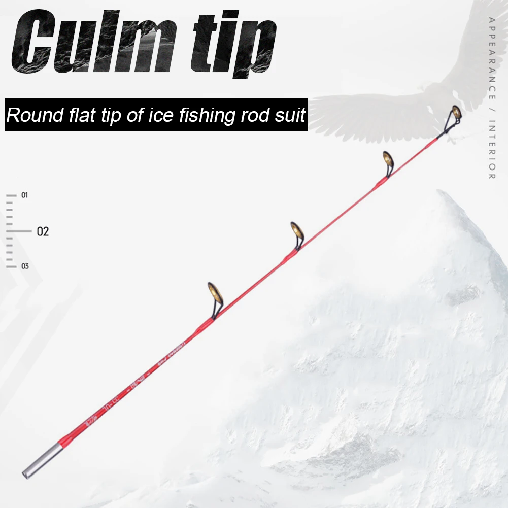 

Outdoor Fishing Rod Round Tip Fishing Rod Hard Tone Short Sections Handle Winter Fishing Rods Tackle Outdoor Fishing
