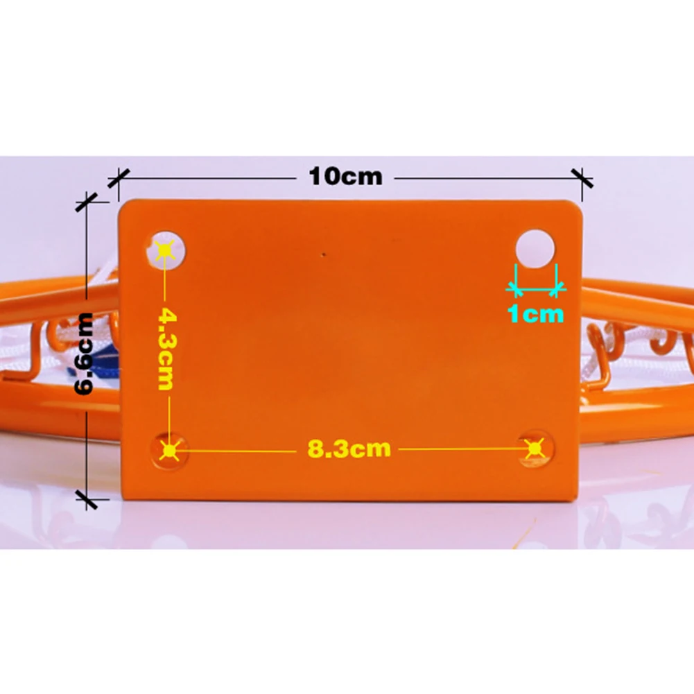 

32cm Hanging Basketball Wall Mounted Goal Hoop Rim Net Iron Sports Netting Indoor Outdoor Children Basketball Rim