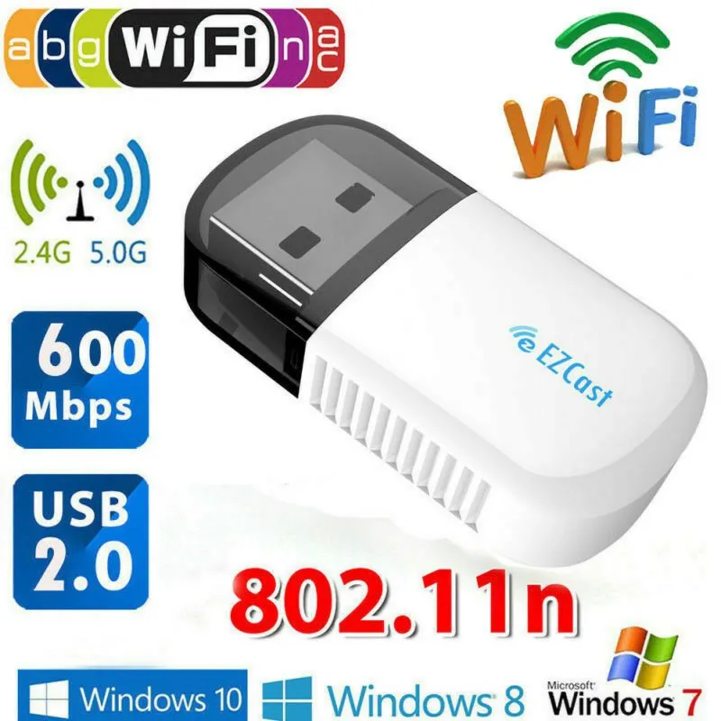 600 Мбит/с Bluetooth 4 2 диск Бесплатная беспроводное соединение для ноутбука сетевой