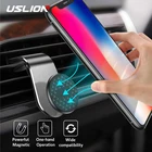 Универсальный магнитный автомобильный держатель USLION для iPhone 11 Pro Max, 8, 7, 6 Plus, вращающийся на 360 градусов