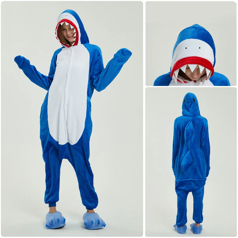 Пижама кигуруми с капюшоном для взрослых теплая Фланелевая пижама героями