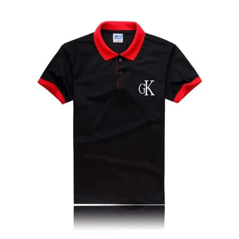 Летняя популярная рубашка поло мужская с коротким рукавом повседневные рубашки