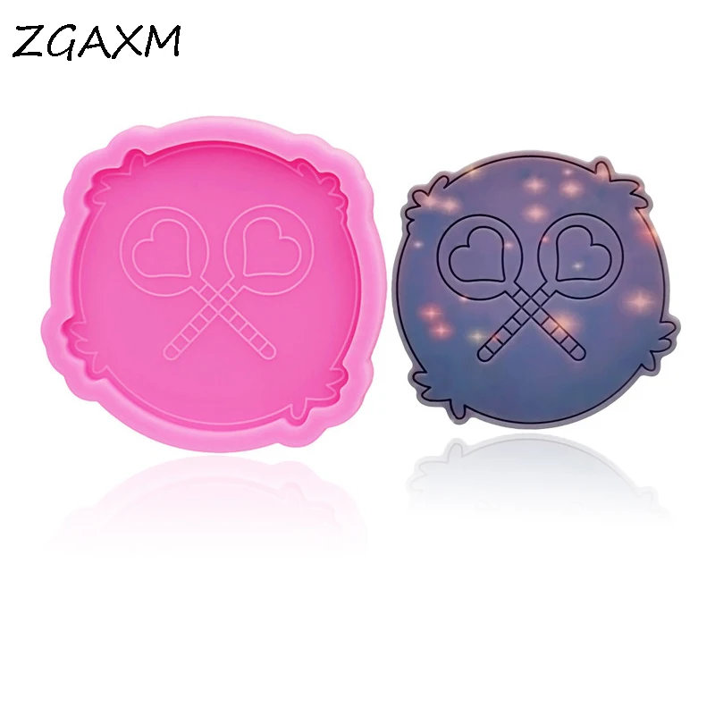 

LM 1135 Lollipop Shiny Chocolate Silicone Mould crafts tools baking Supplies candy cake mold ​silicone shaker resin mold