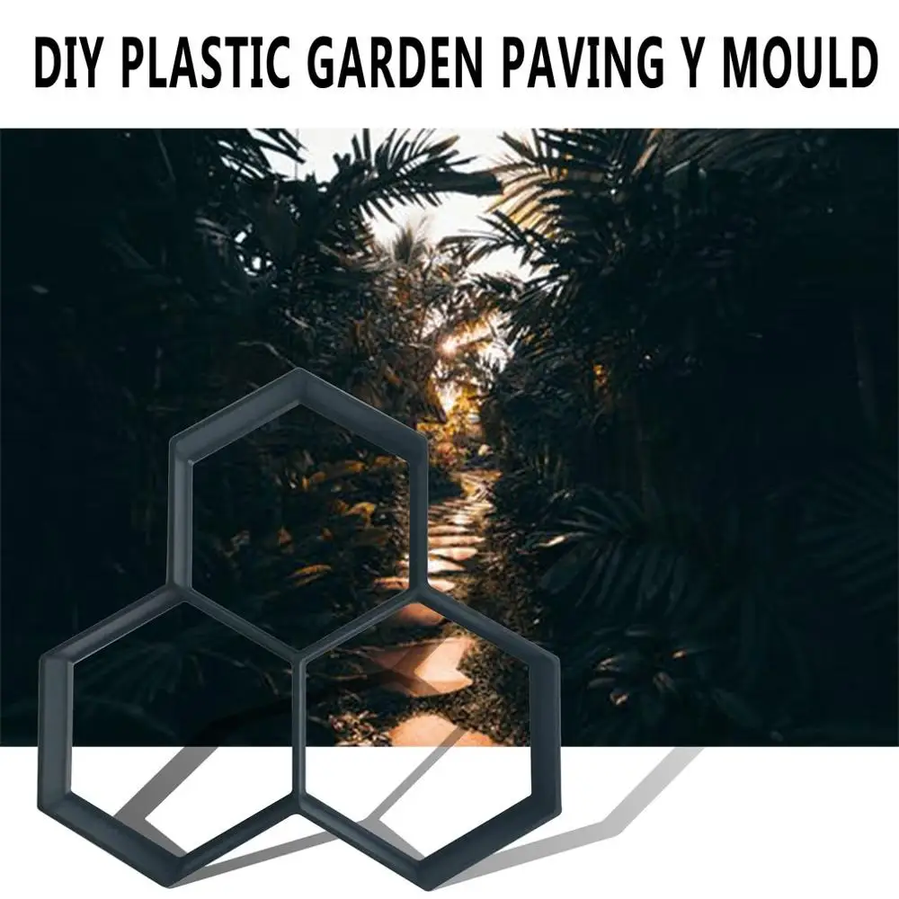 

Diy Patio Walk Maker Stepping Stone Concrete Paver Mold Reusable Path Maker Mold Garden Paving Stone Molds