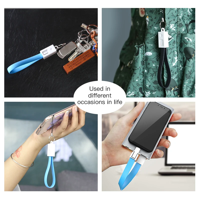 ! ACCEZZ мини usb зарядный кабель type C для huawei P30 Pro samsung S9 S10 USB-C короткий провод