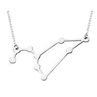 fashion s925 sterling silver jewelry virgo necklace for valentines day gift