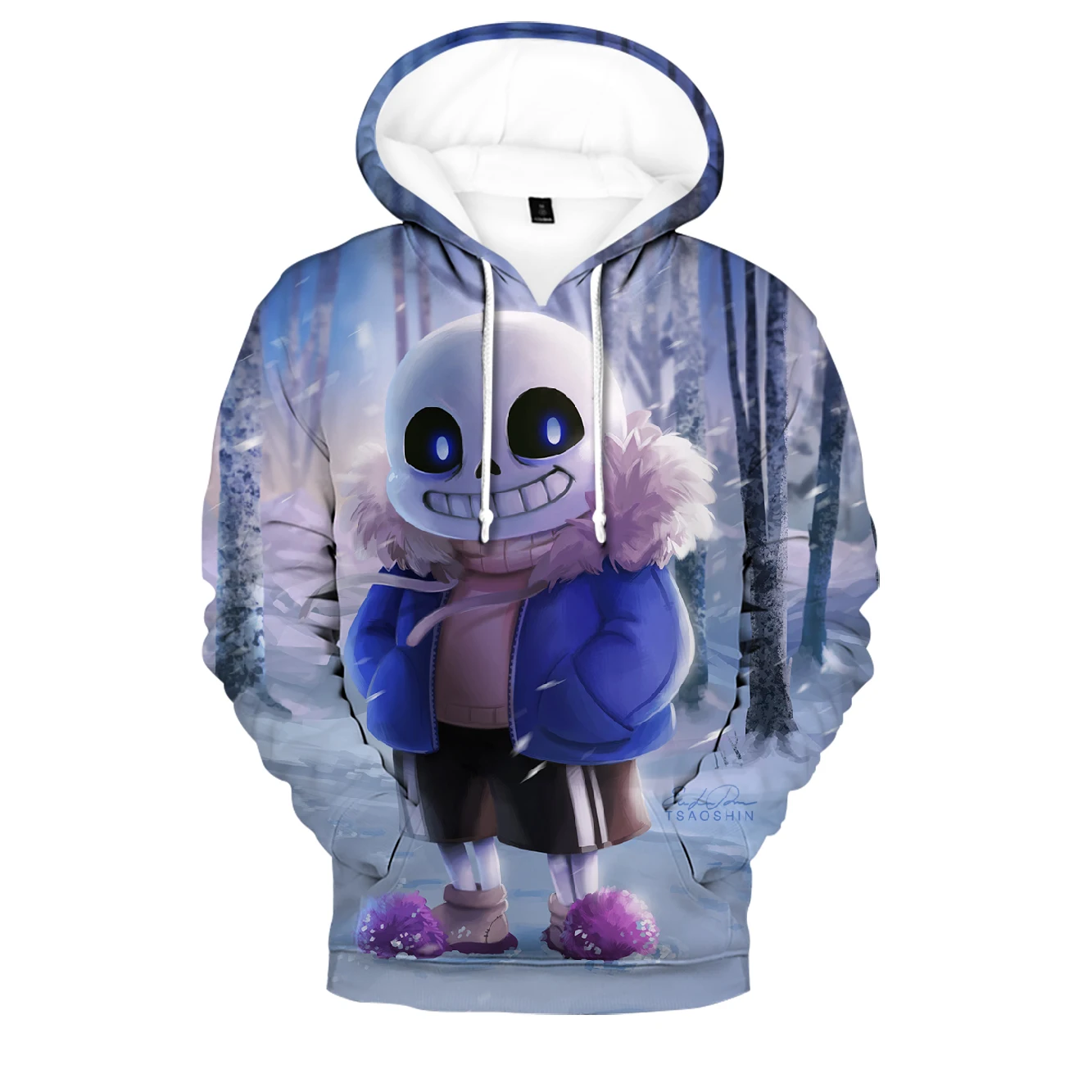 Мужская толстовка с капюшоном мужская одежда игра Undertale 3D Толстовка для