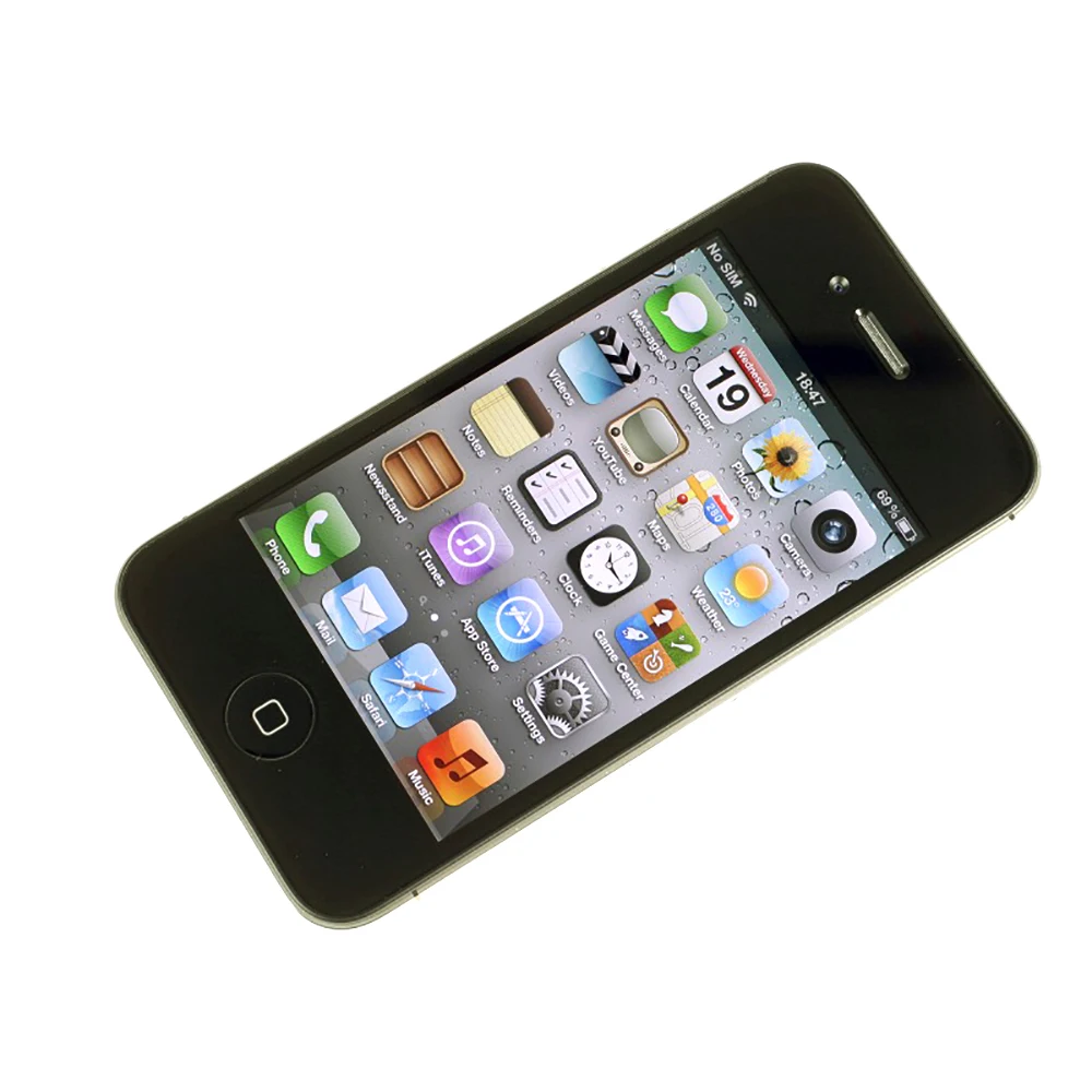 Смартфон Apple IPhone 4S разблокированный 3G экран 3 5 дюйма двухъядерный 8 Мп Wi-Fi GSM WCDMA GPS