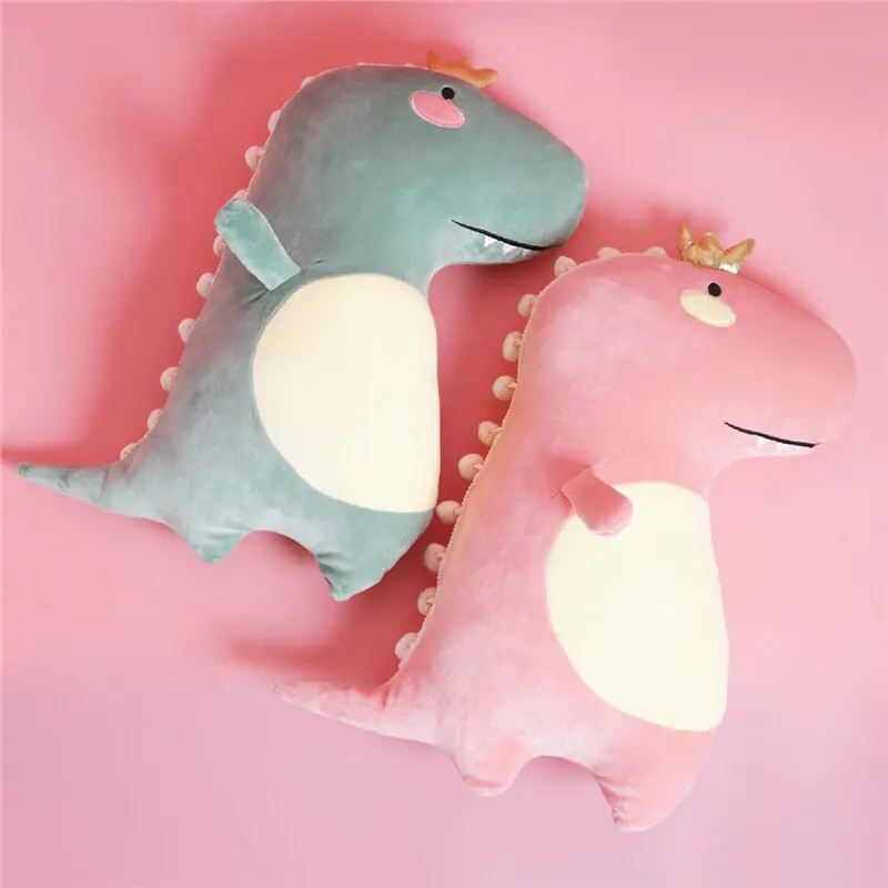 

Children's doll gift crown small dinosaur plush toy cute dinosaur doll soft doll